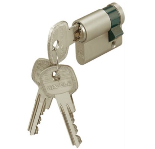 Ruột khóa 1 đầu Hafele 916.00.654, 50,5mm Đồng thau