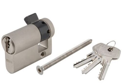 Ruột khóa 1 đầu Hafele 916.08.408, 45,5mm Đồng thau