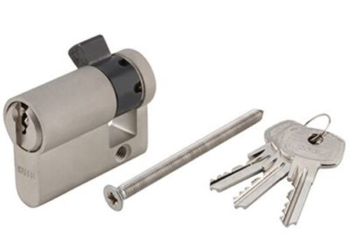 Ruột khóa 1 đầu Hafele 916.08.409, 50,5mm Đồng thau