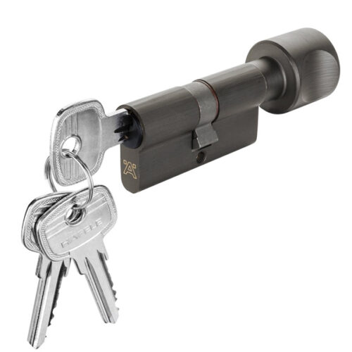 Ruột khóa 1 đầu chìa, 1 đầu vặn Hafele 916.63.325, 71mm Đồng thau