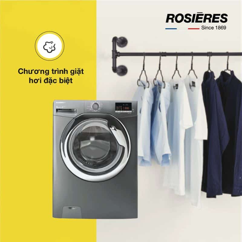 Chương trình rửa của Máy giặt Rosieres 11kg RILS121132DCR-04 Chương trình rửa của Máy giặt Rosieres 11kg RILS121132DCR-04