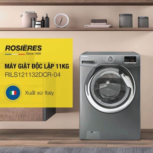 Máy giặt Rosieres 11kg RILS121132DCR-04 4 Xuất xứ Máy giặt Rosieres 11kg RILS121132DCR-04