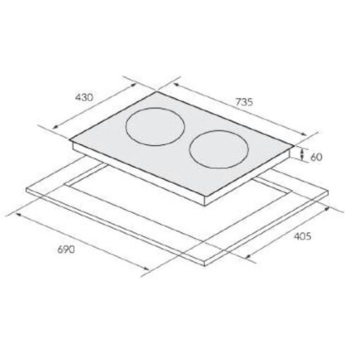 Bếp từ Eurosun EU-T256Pro 8 Kích thước bếp từ Eurosun EU-T256Pro