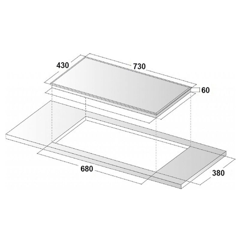 Kích thước bếp từ Eurosun EU-T779Pro Kích thước bếp từ Eurosun EU-T779Pro