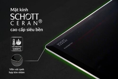 Bếp từ kết hợp hồng ngoại Eurosun EU-TE799Pro 4 Mặt kính của bếp từ kết hợp hồng ngoại Eurosun EU-TE799Pro