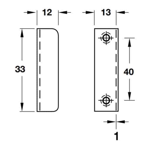 239.41.013_1 Bas giữ góc vuông Hafele 239.41.013