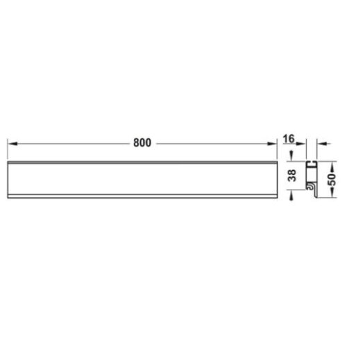 Kệ treo đồ làm bếp 800mm Hafele 523.00.301 3 523.00.301 1 1