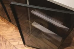 Khung nhôm kính Hafele màu bạc 563.58.903