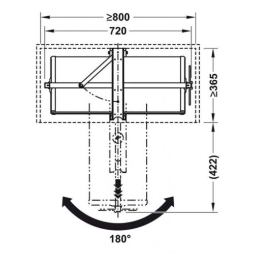 Kệ để giày 1680mm màu đen Hafele 806.22.401 3 Kệ để giày 1680mm màu đen Hafele 806.22.401