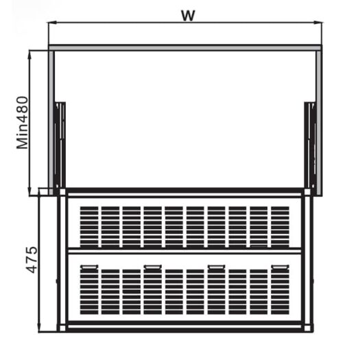 Kệ để giày bằng kim loại 600mm Hafele 807.95.161 3 Kệ Để Giày Bằng Kim Loại 600mm Hafele 807.95.161