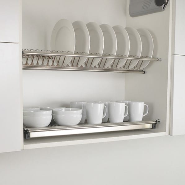 Giá để bát đĩa inox cố định 2 tầng Inoxen BV60 Giá để bát đĩa inox cố định 2 tầng Inoxen BV60