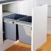 Thùng đựng rác 2 khoang Euronox EU.D40M 1 Euronox EU.D40M