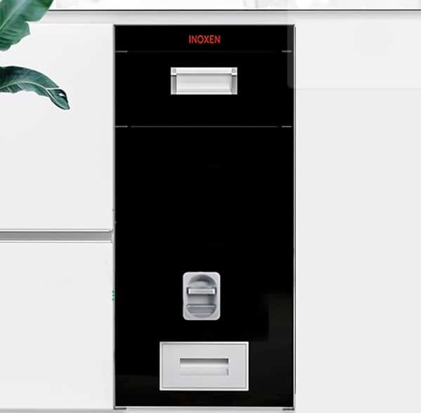 Thùng gạo kính đen Inoxen RBK-300B Thùng gạo kính đen Inoxen RBK-300B