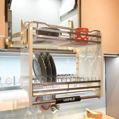 Rổ bát đĩa di động Lento 900mm Hafele 504.76.013 3 Ảnh thực tế Rổ bát đĩa di động Lento 900mm Hafele 504.76.013