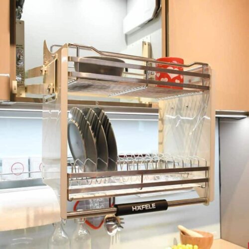 Ảnh thực tế Bộ rổ bát đĩa Hafele Lento 504.76.012