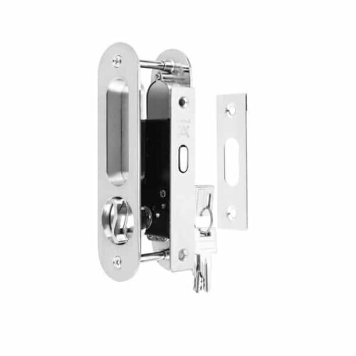 Bộ khóa tay nắm cửa trượt gỗ Hafele 499.65.105 3 Bộ khóa tay nắm cửa trượt gỗ Hafele 499.65.105