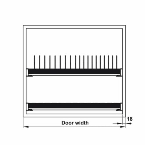 Bộ rổ bát đĩa Hafele Presto 544.40.014 900mm 3 Bộ rổ bát đĩa Hafele Presto 544.40.014 900mm