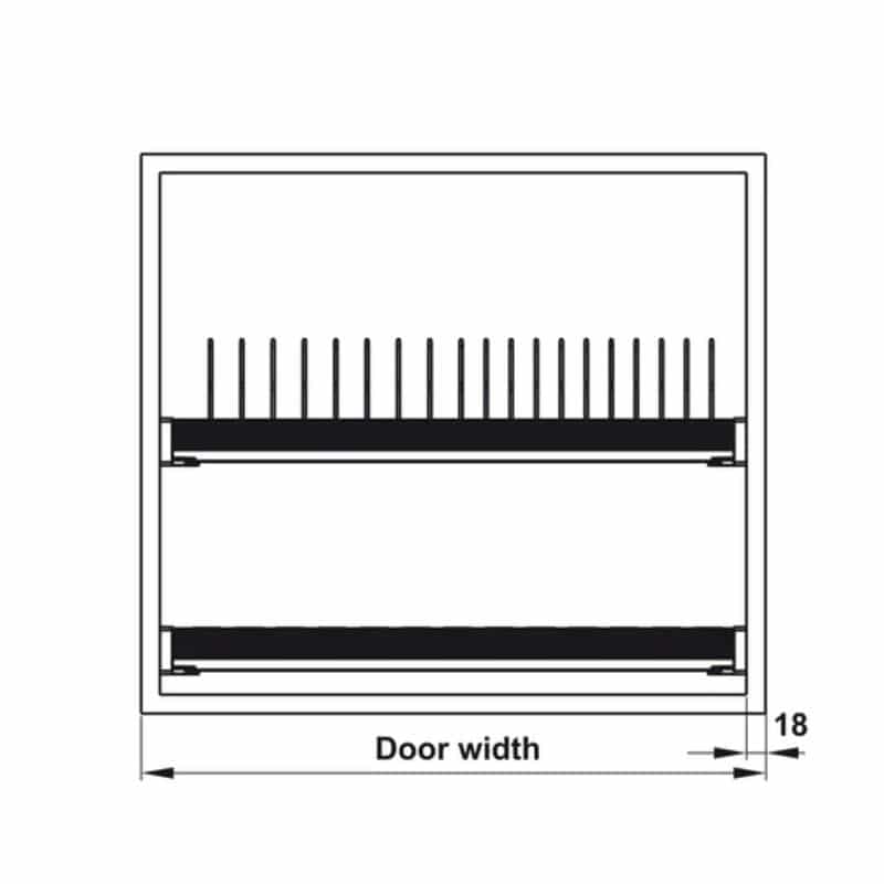 Bộ rổ bát đĩa Hafele Presto 544.40.014 900mm Bộ rổ bát đĩa Hafele Presto 544.40.014 900mm