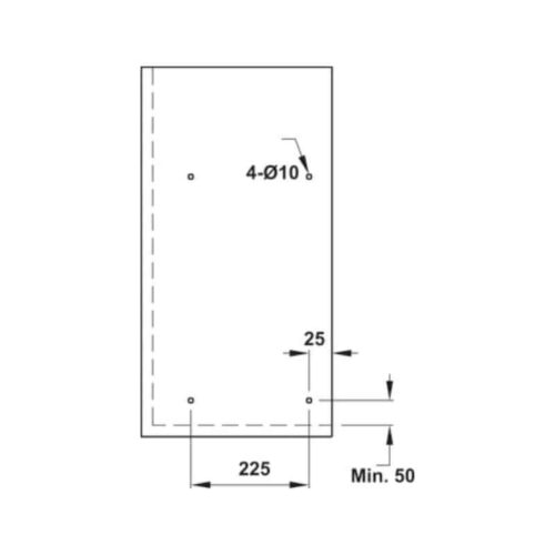 Bộ rổ bát đĩa Hafele Presto 544.40.023 600mm 3 Bộ rổ bát đĩa Hafele Presto 544.40.023 600mm