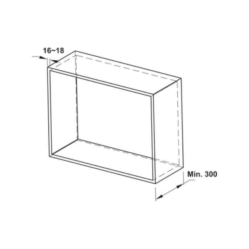 Bộ rổ bát đĩa Hafele Presto 544.40.031 700mm Bộ rổ bát đĩa Hafele Presto 544.40.031 700mm