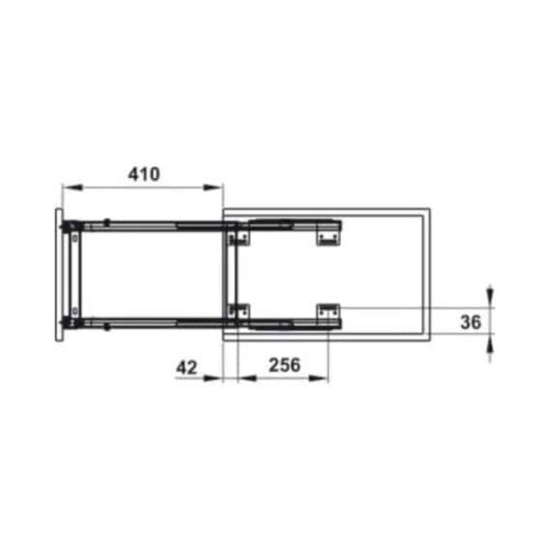 Bộ rổ gia vị Sonata Hafele 549.20.035 Inox 304 3 Kích thước của Bộ rổ gia vị Sonata Hafele 549.20.035 Inox 304