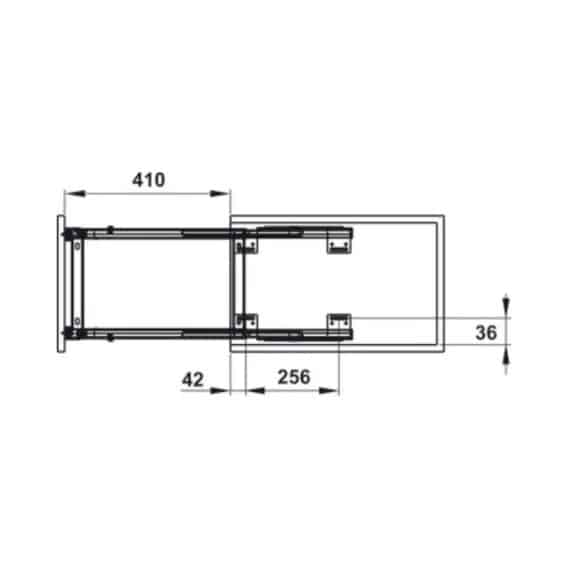 Kích thước của Bộ rổ gia vị Sonata Hafele 549.20.035 Inox 304 Kích thước của Bộ rổ gia vị Sonata Hafele 549.20.035 Inox 304