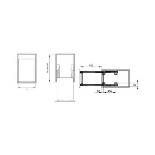 Bộ rổ gia vị Sonata Hafele 549.20.234 mạ chrome 3 bo ro gia vi sonata hafele 549 20 234 ma chrome