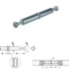 Chốt đôi khoảng cách B34mm Hafele 262.28.786 2 Chốt đôi khoảng cách B34mm Hafele 262.28.786