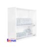 Giá bát cố định 2 tầng cao cấp, Inox mờ Kit Plus DK12C VIP.70 1 Giá bát cố định 2 tầng cao cấp, Inox mờ Kit Plus DK12C VIP.70
