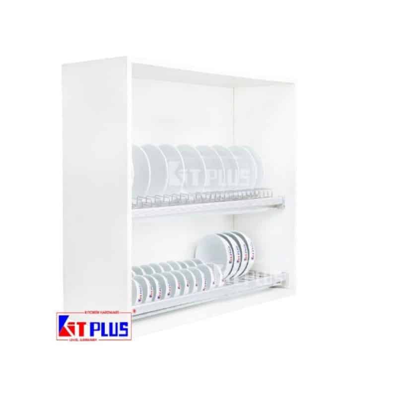 Giá bát cố định 2 tầng cao cấp, Inox mờ Kit Plus DK12C VIP.70 Giá bát cố định 2 tầng cao cấp, Inox mờ Kit Plus DK12C VIP.70
