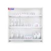 Giá bát cố định 3 tầng cao cấp, Inox mờ Kit Plus DK12B VIP.60 2 Giá bát cố định 3 tầng cao cấp, Inox mờ Kit Plus DK12B VIP.60