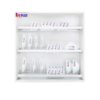 Giá bát cố định 3 tầng cao cấp, Inox mờ Kit Plus DK12B VIP.70 1 Giá bát cố định 3 tầng cao cấp, Inox mờ Kit Plus DK12B VIP.70