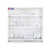 Giá bát cố định 3 tầng cao cấp, Inox mờ Kit Plus DK12B VIP.80 2 Giá bát cố định 3 tầng cao cấp, Inox mờ Kit Plus DK12B VIP.80