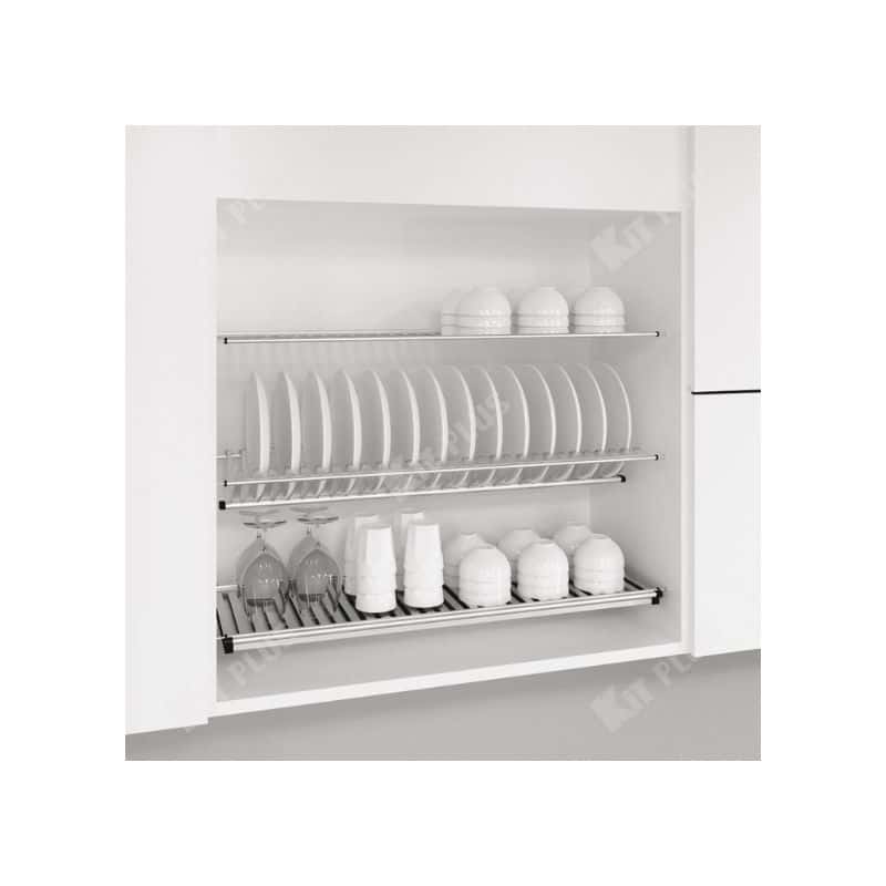 Giá bát cố định 3 tầng chữ V Kit Plus DK12A.85 Giá bát cố định 3 tầng chữ V Kit Plus DK12A.85