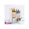 Giá dao thớt Inox nan vuông, ray giảm chấn Kit Plus DE 35T 2 Giá dao thớt Inox nan vuông, ray giảm chấn Kit Plus DE 35T