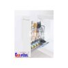 Giá dao thớt nan dẹt inox mờ, ray giảm chấn Kit Plus EC VIP.20 1 Giá dao thớt nan dẹt inox mờ, ray giảm chấn Kit Plus EC VIP.20