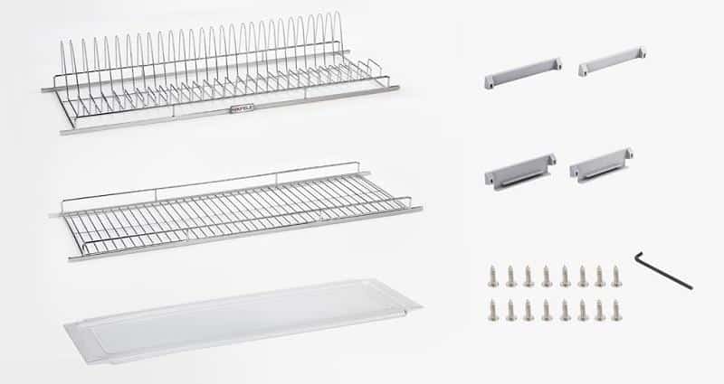 Giá úp bát đĩa Hafele 544.06.026 inox 304 cho tủ rộng 800mm Giá úp bát đĩa Hafele 544.06.026 inox 304 cho tủ rộng 800mm