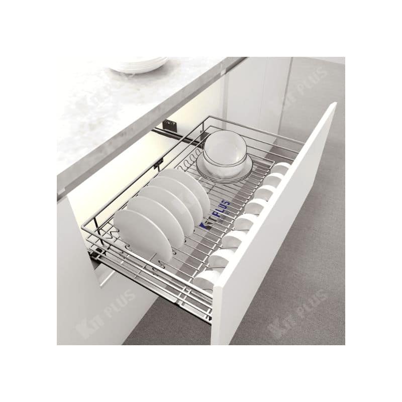 Giá xoong nồi, bát đĩa đa năng nan tròn Inox Kit Plus DM60S Giá xoong nồi, bát đĩa đa năng nan tròn Inox Kit Plus DM60S