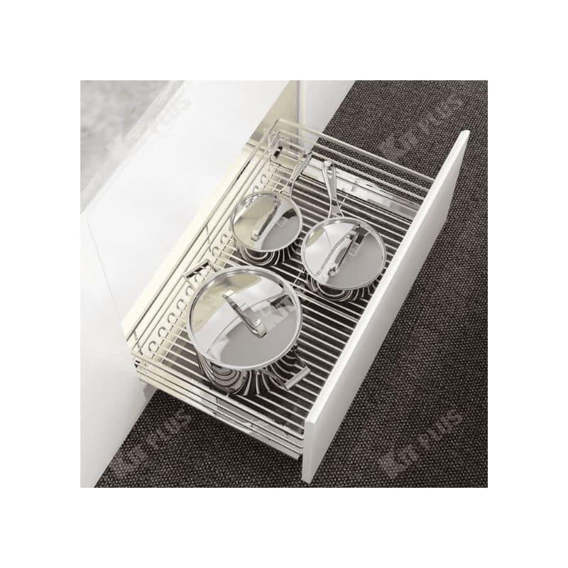 Giá xoong nồi nan dẹt inox mờ Kit Plus BG VIP.90 Giá xoong nồi nan dẹt inox mờ Kit Plus BG VIP.90