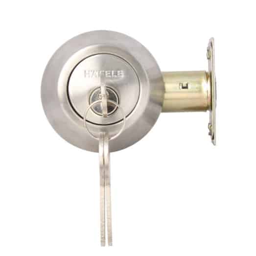 Khoá cóc 1 đầu chìa 1 đầu vặn Hafele - loại nhỏ 911.22.395 Khoá cóc 1 đầu chìa 1 đầu vặn Hafele - loại nhỏ 911.22.395