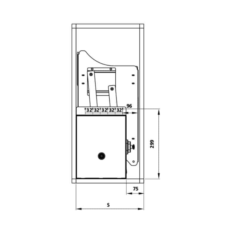 Kích thước Rổ bát đĩa di động Cucina Lento 504.76.138 Kích thước Rổ bát đĩa di động Cucina Lento 504.76.138
