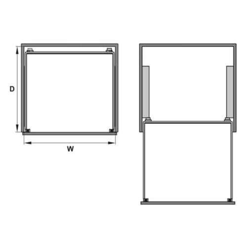 Bộ rổ xoong nồi Cappella 800mm Hafele 549.08.033 5 Lắp đặt Bộ rổ xoong nồi Cappella 800mm Hafele 549.08.033