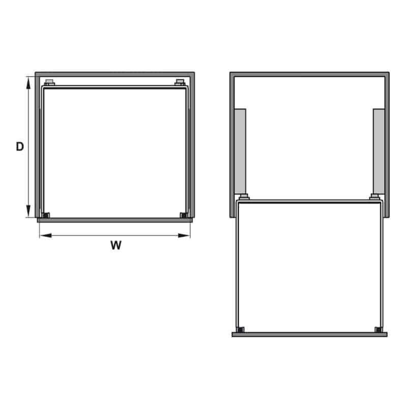 Lắp đặt Bộ rổ xoong nồi Cappella 800mm Hafele 549.08.033 Lắp đặt Bộ rổ xoong nồi Cappella 800mm Hafele 549.08.033