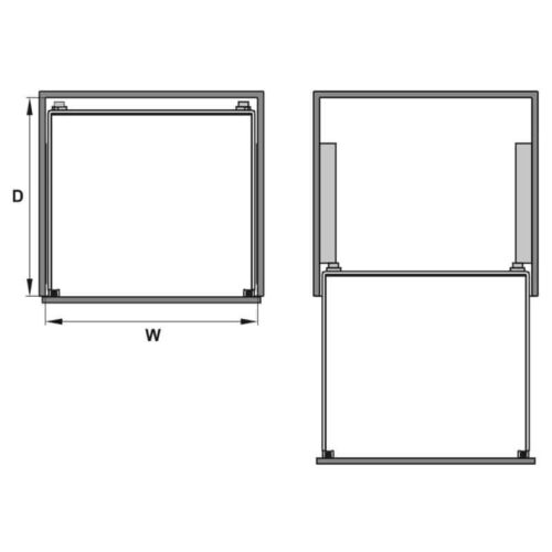 Bộ Rổ Xoong Nồi Cappella 900mm Hafele 549.08.034 5 Lắp đặt Bộ Rổ Xoong Nồi Cappella 900mm Hafele 549.08.034