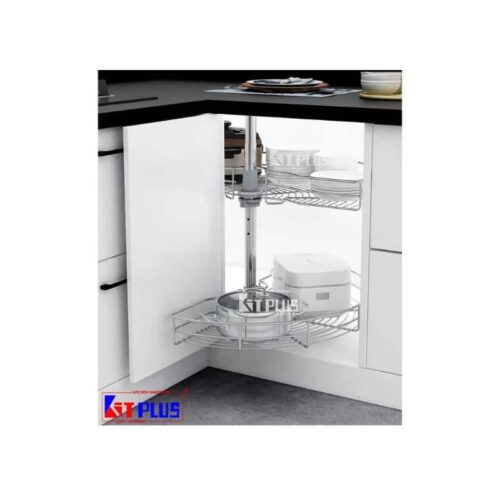 Mâm xoay Inox mờ cao cấp mở 1/2 -180 Kit Plus DK.180 VIP 3 Mâm xoay Inox mờ cao cấp mở 1/2 -180 Kit Plus DK.180 VIP