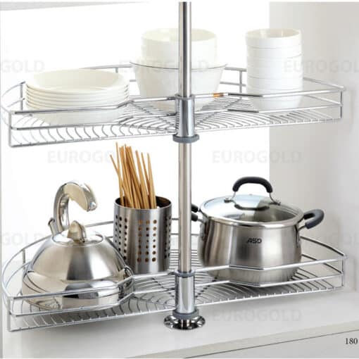 Mâm xoay inox nan tròn Eurogold EP180C 3 Mâm xoay inox nan tròn Eurogold  EP180C