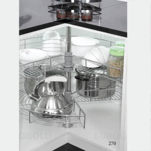 Mâm xoay inox nan tròn Eurogold TR270A/E 3 mâm xoay inox nan tròn Eurogold TR270A/E