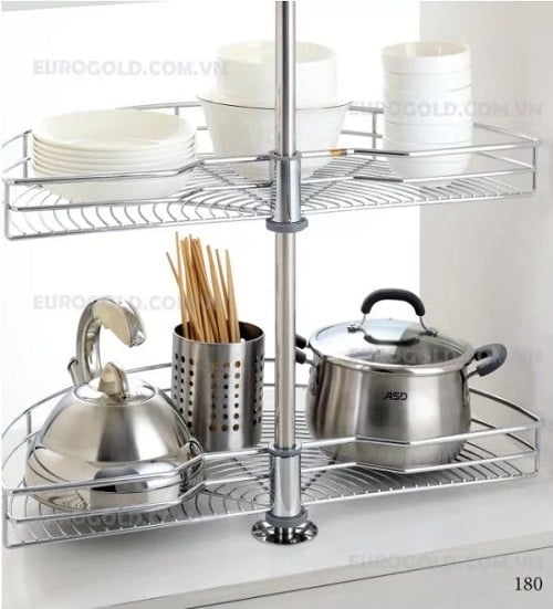 Mâm xoay inox nan tròn Eurogorld TR180A/C 3 Mâm xoay inox nan tròn Eurogorld TR180A/C