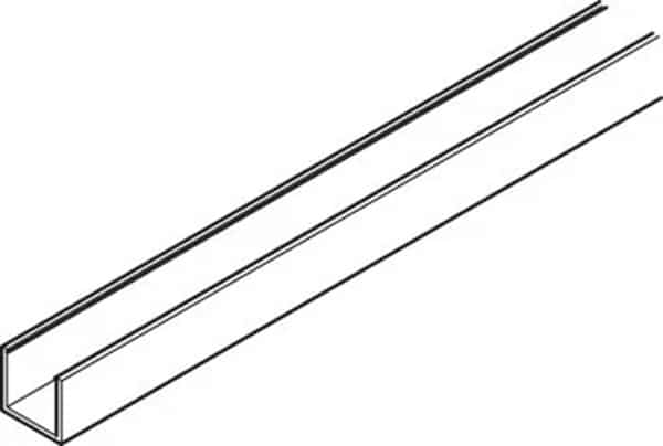 Ray dẫn hướng dưới 2000mm Hafele 943.33.720 Ray dẫn hướng dưới 2000mm Hafele 943.33.720
