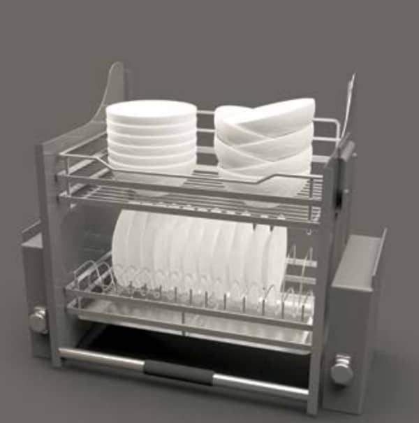 Rổ bát đĩa di động Cucina Lento 504.76.137 800mm Inox 304/ Xám Rổ bát đĩa di động Cucina Lento 504.76.137 800mm Inox 304/ Xám